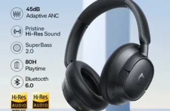 *🎧 אוזניות Baseus EH10 – סינון רעשים אקטיבי 45dB ובלוטות' 6.0*