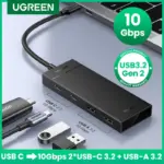 *מפצל USB-C מבית UGREEN – 4 יציאות במהירות 10Gbps! 🔥*