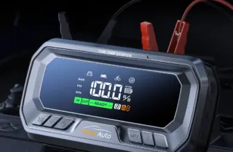 *מתנע חירום 4 ב-1 לרכב – Yaber 6000A עם קומפרסור, פאוור בנק ומטען PD65W* 🚗⚡