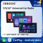 *מסך אנדרואיד חכם לרכב ESSGOO – 7/9/10 אינץ׳ 🚗🔥*