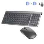 *סט מקלדת ועכבר אלחוטי נטען – Bluetooth 5.0 + 2.4G* ⌨️🖱️