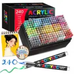 *סט טושים אקריליים 12-366 צבעים – למשרד, יצירה ומצגות מושלמות!* 🎨✨