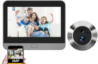 **עינית דיגיטלית חכמה WiFi 3MP עם זיהוי תנועה** 🚪🔔