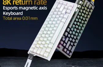 *⌨️ מקלדת גיימינג מכנית מגנטית ATTACK SHARK X68HE – רמה פרו!*