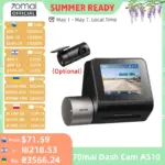 *מצלמת רכב 70mai A510 – 1944P איכות פרימיום עם GPS ותמיכה 4G* 🚗📹
