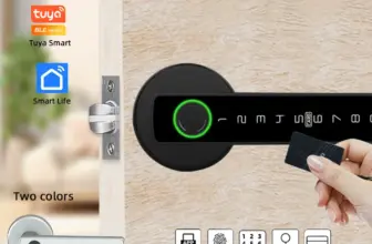 **🔐 מנעול חכם עם טביעת אצבע RAYKUBE M5 – פתרון כניסה 6 ב-1!**