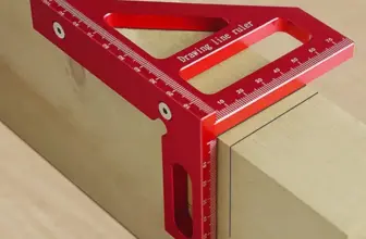 *🔧 סרגל נגרות מקצועי – זווית 90/45 מעלות עם מד זווית רב-שימושי*