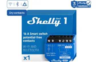 *🔌 Shelly 1 Gen3 – ממסר חכם WiFi+Bluetooth*