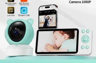 *מצלמת בייבי מוניטור DANMINI 5" – 2K איכות פרימיום עם WiFi וסיבוב 360°* 🎥👶