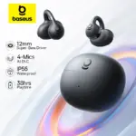 *אוזניות Baseus BC1 – אוזניות קליפס אלחוטיות לספורט ושיחות* 🎧