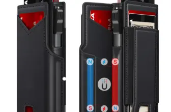 *ארנק עור מעוצב לגברים עם מנגנון POP UP חכם וחסימת RFID* 💼🔐