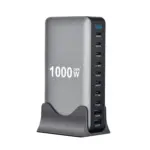 *מטען שולחני 1000W עם 10 יציאות – טכנולוגיית GaN מתקדמת!* ⚡