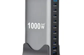 *מטען שולחני 1000W עם 10 יציאות – טכנולוגיית GaN מתקדמת!* ⚡