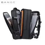 *תיק גב מתרחב BANGE לגברים – עמיד במים ומתאים ללפטופ 17.3 אינץ'* 💼