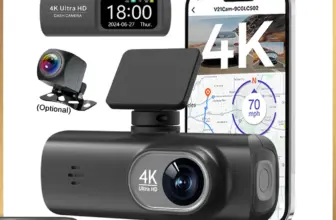 *מצלמת רכב UHD 4K עם עדשה כפולה וWiFi* 🚗📹
