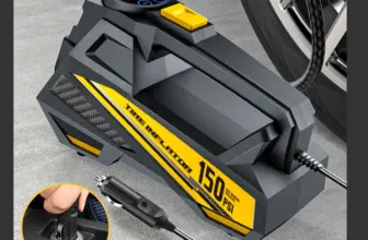 *משאבת אוויר חשמלית לרכב 12V 150PSI עם תאורת LED* 💨🚗