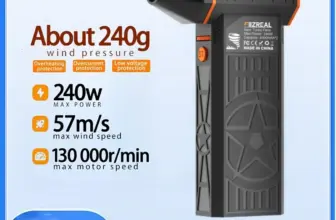 *מאוורר טורבו נטען X50 – 240W עם סוללה 8000mAh* 💨