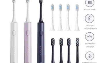 *🦷 מברשת שיניים חשמלית Mijia Sonic T302 – 4 ראשים + טעינה אלחוטית*