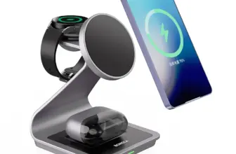 *🔋 עמדת טעינה אלחוטית מגנטית 3 ב-1 לסמסונג*