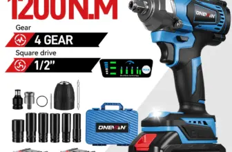 **מפתח אימפקט חשמלי אלחוטי – 1200N.M כוח מקצועי!** 🔧⚡