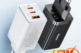 *מטען מהיר Baseus 65W GaN – טכנולוגיה חכמה בחצי גודל!* ⚡💼