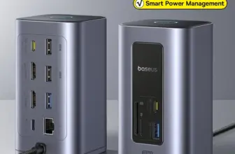**Baseus – תחנת עגינה 12 ביציאה אחת! 💼⚡**
