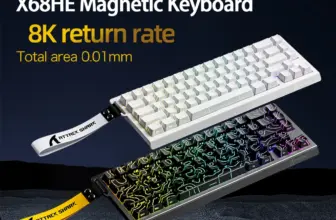 *מקלדת גיימינג מכנית ATTACK SHARK X68 – המקלדת שתעלה את הביצועים שלכם לרמה הבאה!* ⌨️🎮