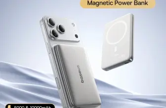 *🔋 Baseus – בנק טעינה מגנטי 10,000mAh עם טעינה מהירה 27W*
