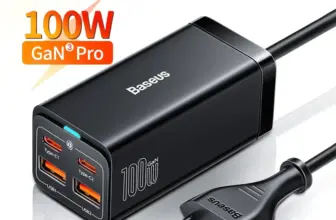 *מטען שולחני Baseus GaN3 100W – טעינה מהירה ל-4 מכשירים בו זמנית!* ⚡