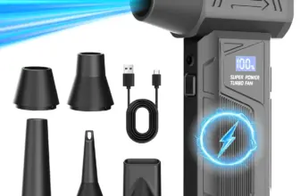 *מפוח אוויר אלחוטי טורבו עם מנוע Brushless – ניקוי מושלם לרכב ולבית!* 💨🚗