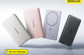 *🔋 Baseus – כרטיס כוח מגנטי 5000mAh | טעינה אלחוטית 15W*