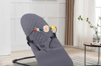 **כיסא נדנדה חשמלי לתינוק – מתקפל ונייד עם צעצועים** 🍼👶