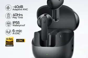 *אוזניות Baseus Bass BS1 – ביטול רעשים פעיל עד 40dB* 🎧