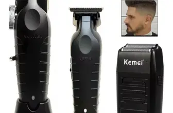 *מכונת תספורת מקצועית Kemei – תספורת ביתית ברמת מספרה!* ✂️💈