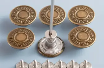 *10 כפתורי ג'ינס ברונזה ללא תפירה – פתרון גאוני למכנסיים!* 👖✨