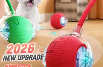 *🐕 כדור אינטראקטיבי חכם לכלבים – מתגלגל אוטומטית ונטען!*