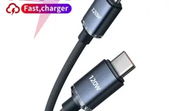 **כבל Type C to Type C מהיר במיוחד 120W 7A** ⚡