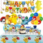 *🎉 ערכת קישוטים מושלמת ליום הולדת פוקימון – פיקאצ'ו ⚡*