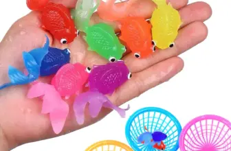 **סט 10 דגי זהב גומי לאמבטיה – משחק מים לילדים** 🐠🛁