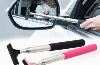 *🧽 מברשת טלסקופית לניקוי חלונות ומראות רכב 🚗*