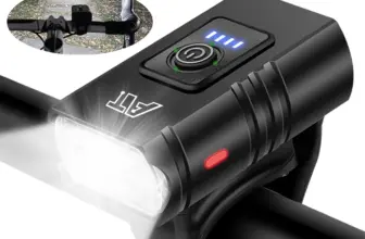 *💡 פנס LED חזק לאופניים – נטען ב-Type-C*