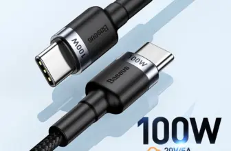 *כבל טעינה מהירה Baseus Type C ל-Type C – 100W* ⚡