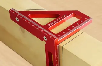 *סרגל משולש אלומיניום מקצועי לנגרות – כלי מדידה מדויק להנדסאים ונגרים* 📐