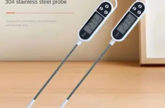 *מד חום דיגיטלי למטבח – קריאה מיידית עם מסך LCD* 🌡️