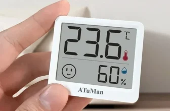 *מד טמפרטורה ולחות דיגיטלי Xiaomi DUKA עם מסך LCD 2.5 אינץ'* 🌡️💧