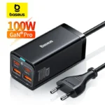 *מטען שולחני Baseus GaN3 – 100W⚡ | טעינה מהירה ל-4 מכשירים בו-זמנית!* 🔌💻📱