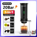 *☕ מכונת קפה אספרסו אלחוטית ניידת – לרכב, בית וקמפינג!*
