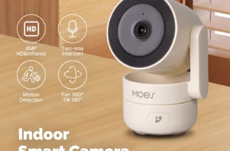 *📹 מצלמת אבטחה חכמה WiFi עם סיבוב 360° – 4MP איכות HD*