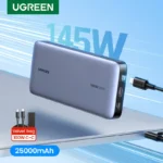 *פאוור בנק ענק UGREEN 25000mAh – 140W טעינה מהירה למחשב נייד!* 💻🔋