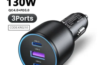 *מטען רכב UGREEN 130W – טעינה מהירה לכל המשפחה! ⚡🚗*